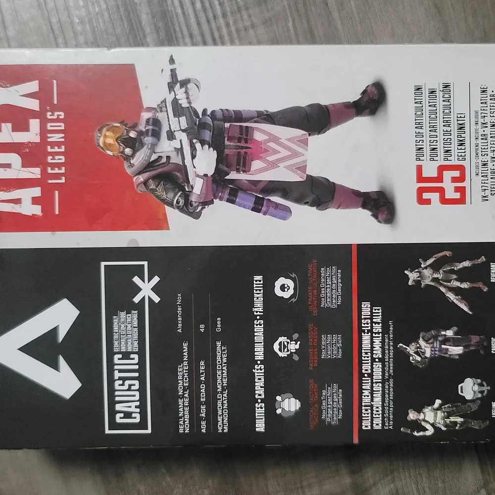 Apex Legends Caustic Action Figure - Picture 2 of 3